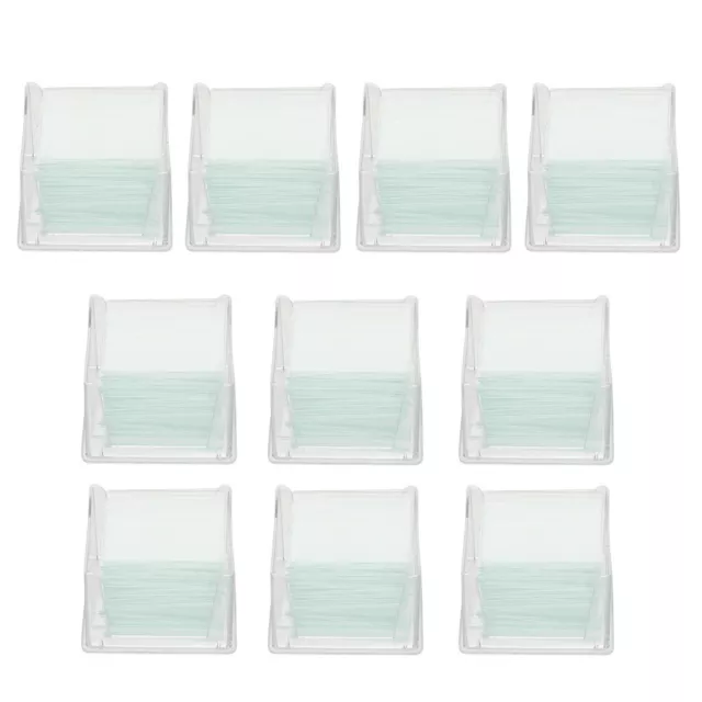 1000 Pcs/10 Cover Slip Glass Microscope Slides with Specimens Slips