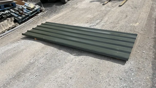 3m / 10ft Juniper Green - box profile roofing sheets - 1000 available