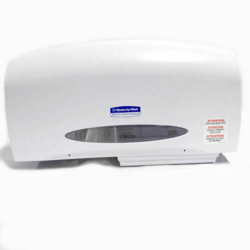 Kimberly-Clark KCC09609 Coreless JRT Twin Bath Tissue Dispenser in White