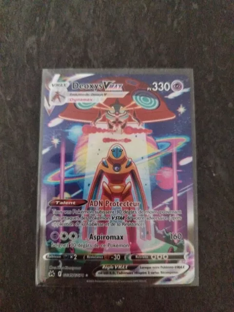 Carte Pokémon Deoxys VMAX ALTERNATIVE GG45/GG70 - Zénith Suprême EB12.5 NEUF FR