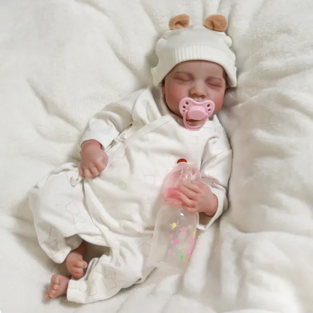 Reborn Baby Dolls Soft Body Realistic Handmade Sleep Lifelike Newborn Girl Doll