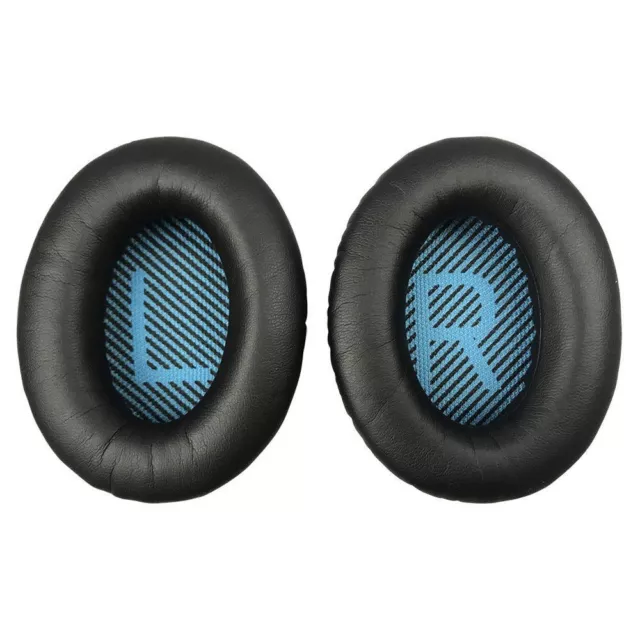 Ear Pads for Bose QuietComfort QC2 QC15 QC25 QC35 AE2 AE2i AE2 (Black - Blue) 2