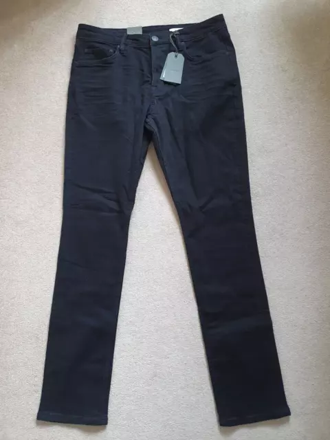 ALL SAINTS Mens JOEY Skinny Jeans In Black Size W34 BNWT RRP £65!