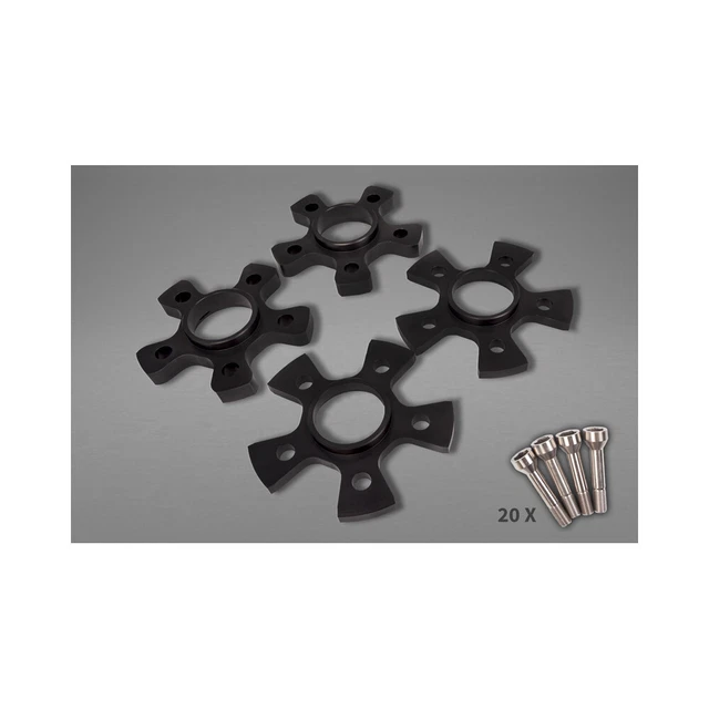 Capristo Ferrari FF Wheel Spacers 14mm Front/17mm Rear Star with Titanium Bolts