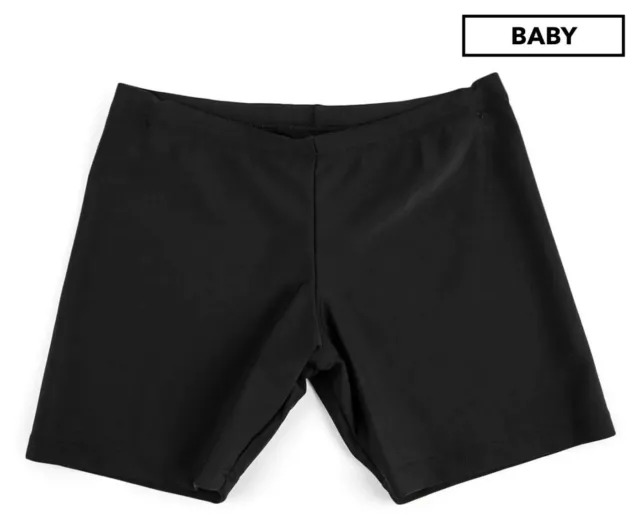 Wave Rat Baby, Toddler Boys Size 1 Plain Black Swim Trunks, Shorts, BNWT RRP $25