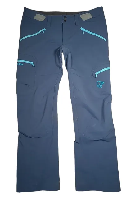 Norrona Svalbard Flex1 Softshell Pants Women's Trousers Trekking Hiking Size XL