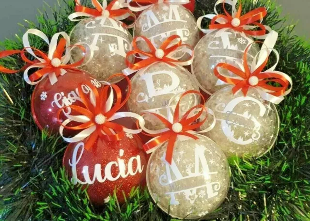 Pallina Personalizzata Albero Natale 2022 Nome O Scritta | Idea Regalo | Sfera