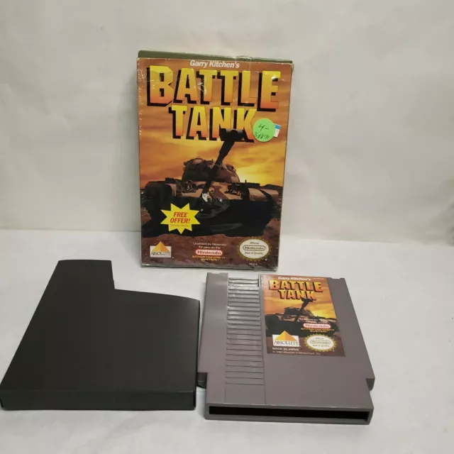 Garry Kitchen's Battletank (Nintendo Entertainment System, 1990) SIN MANUAL