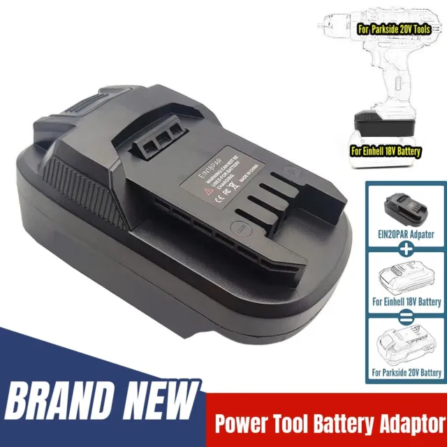 Battery Converter Adapter For Einhell 18V Li-Ion To For Parkside 20V Power Tool