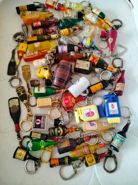 lot de 52 porte clés bouteilles