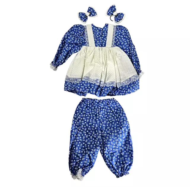 Lee Middleton/ Doll Clothes BLUE FLOWER Blouse & Pants