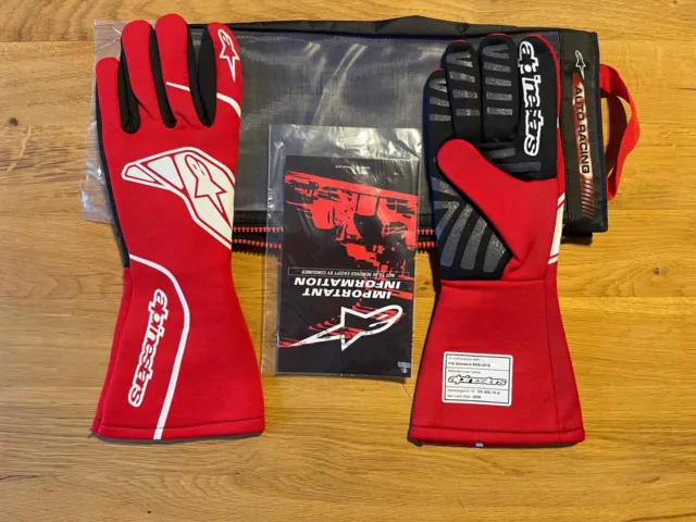 Alpinestars Handschuh Tech-1 Start V2 Gloves FIA Rot Größe L