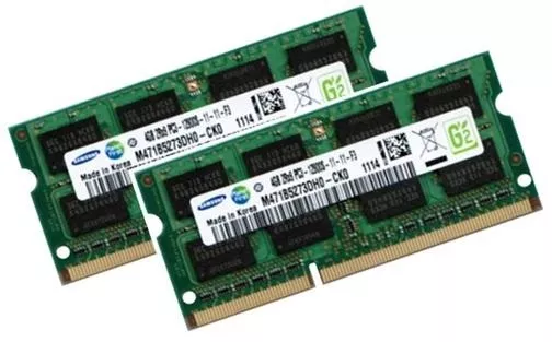 Samsung 2x 4GB 8GB Notebook RAM Speicher DDR3 1600 Mhz SO-DIMM PC3-12800S