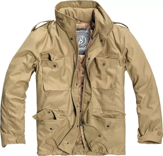 BRANDIT Giubbotto Giacca Parka uomo invernale militare M-65 CLASSIC Camel