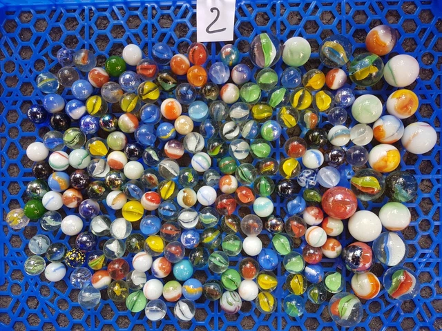 Sachet De 12 Billes œufs Collector En Verre Assorti KIM'PLAY - Neuf