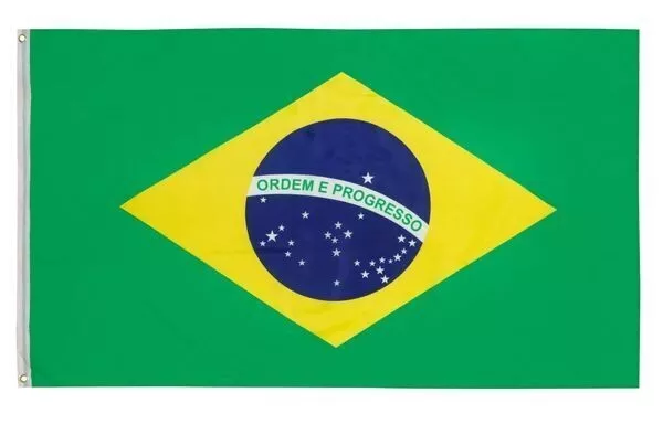 Brasilien Flagge Fahne Nationalflagge Brasilianische Hissflagge Flaggen 90x150cm