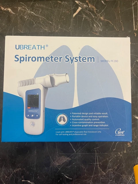 UBREATH Lung Breathing Diagnostic  Spirometer System Model PF280
