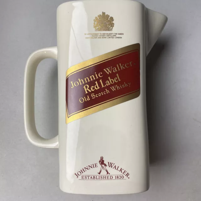 Vintage Ceramic Johnny Walker Jug Pitcher