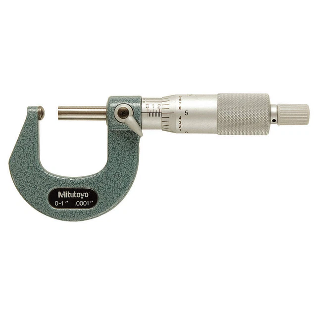 MITUTOYO 115-153 Spherical Anvil Micrometer,0-1 In