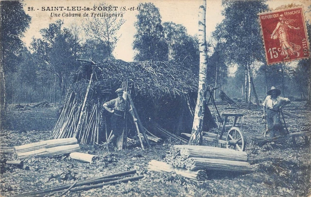 Cpa 95 Saint Leu La Foret / A Trelliser Hut