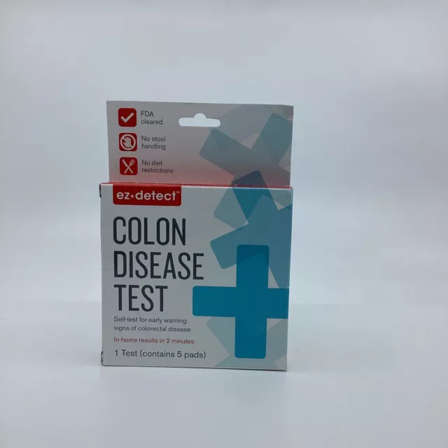 EZ Detect Colon Disease Home Test 5 pruebas/caja (1 CAJA) ~expiración 10/2025