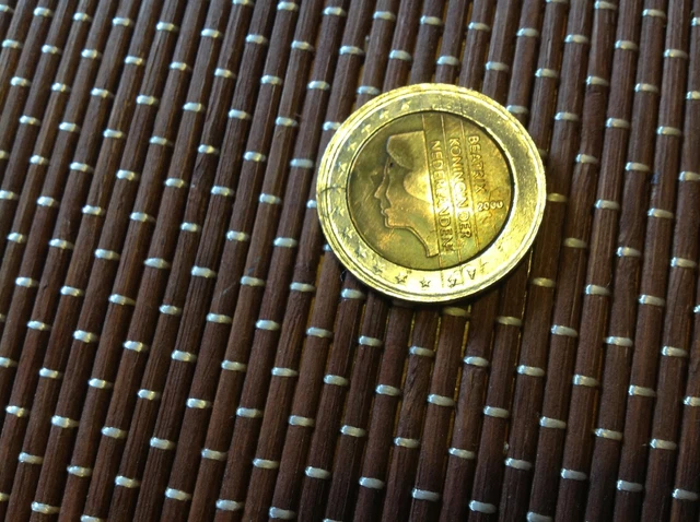2 EURO MÜNZE Beatrix Königin der Niederlande 2000 Fehlprägung