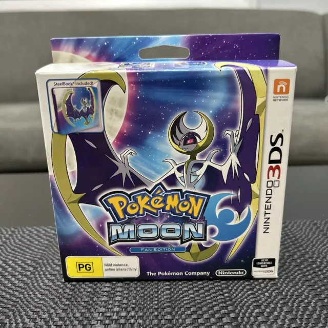 🔥Brand New🔥Nintendo 3Ds Game Pokemon Moon Fan Edition