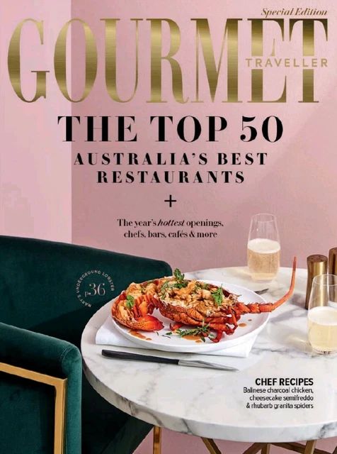 Gourmet Traveller Magazine September 2019 Australia's Top 50 restaurants, BBQ