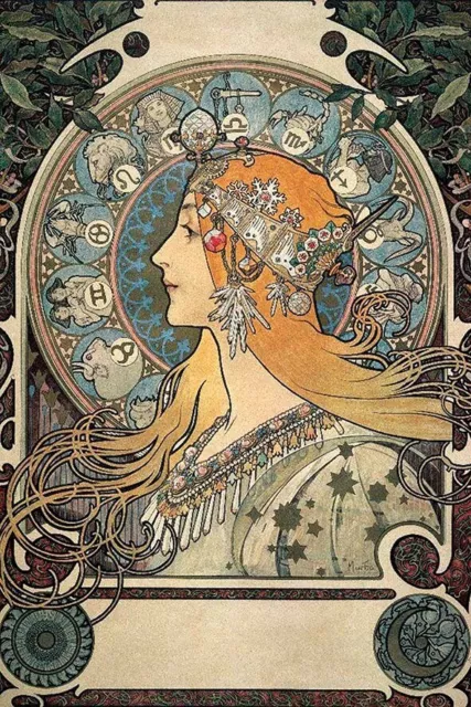 Poster Manifesto Locandina Pubblicitaria Epoca Stampa Vintage Art Nouveau Retrò
