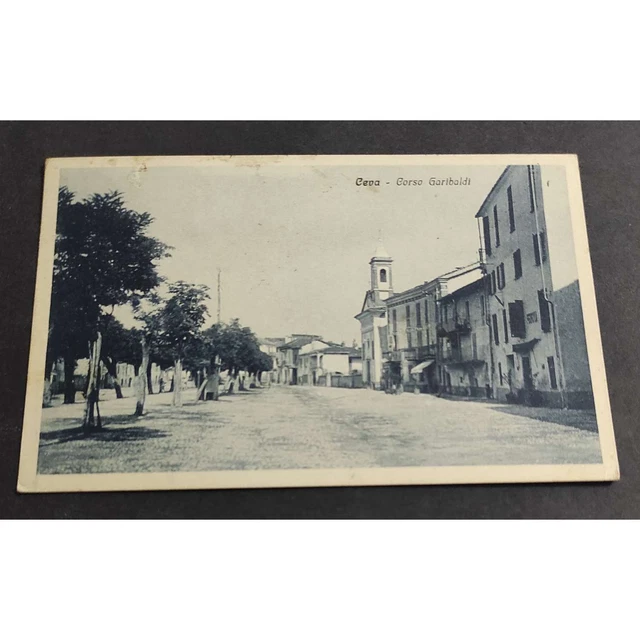 Cartolina Ceva - Corso Garibaldi