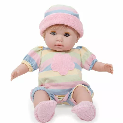 Berenguer Boutique 30022  15" Nonis Baby Girl Multicolor Romper - New in Box