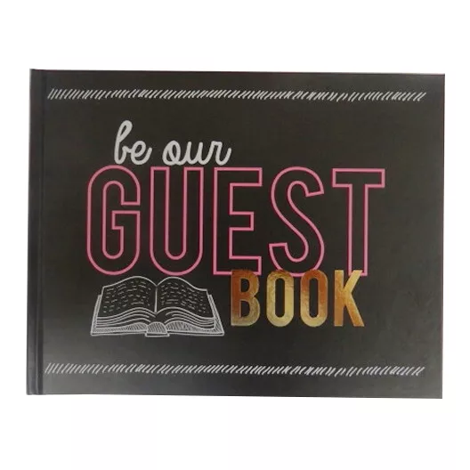 Decorative Visitors Guest Book - Be our Guest - 176 Pages