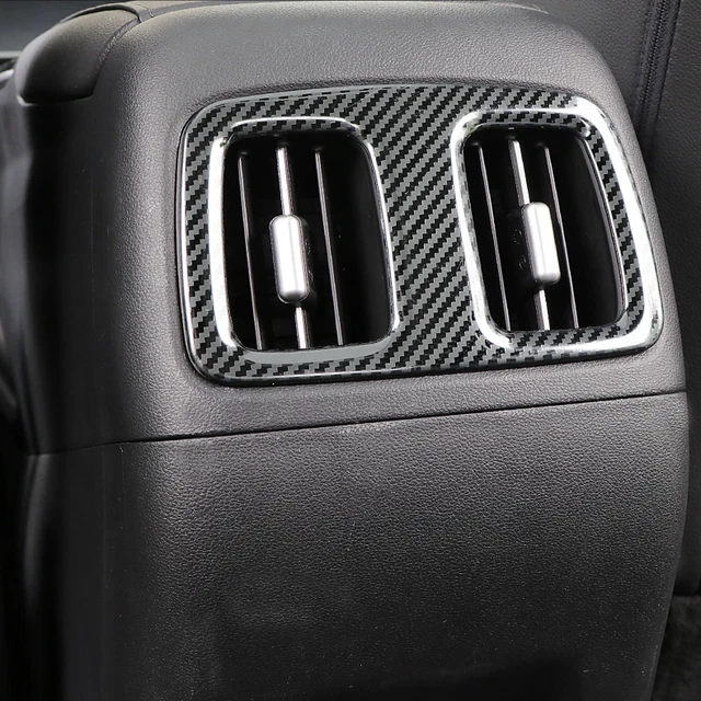 T FOR HYUNDAI TUCSON 2022-2023 Carbon Fiber Rear Air Condition Vent ...