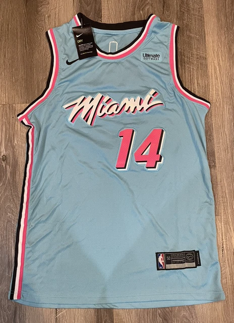 Tyler Herro 2019-20 Miami Heat Nike Vice City Ed. Rookie Authentic Jersey  Sz 52