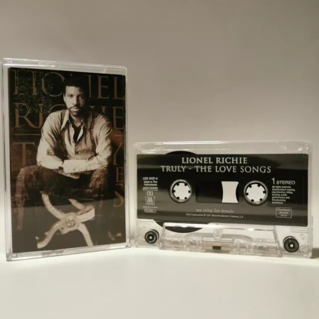 Lionel Richie – Truly - The Love Songs - K7 audio tape - Motown - Ballerina Girl 3