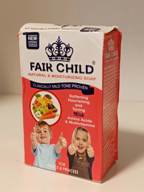 Savon Bébé FAIR CHILD : Huile Lavante Ramollissante Acides Aminés, Miel & Jaune D'œuf - 150g