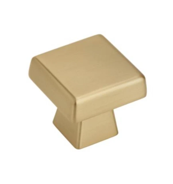 Amerock Black Rock Square  Cabinet Knob (2 Knobs Included)Free Shipping