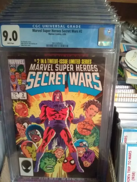 Marvel Super Heroes Secret Wars #2 CGC 9.0