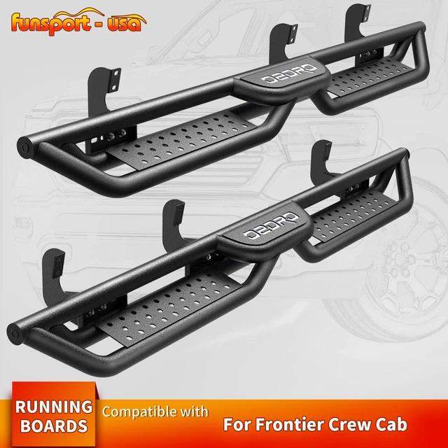 6& RUNNING BOARDS for 20052024 Nissan Frontier Crew Cab Drop Side Step