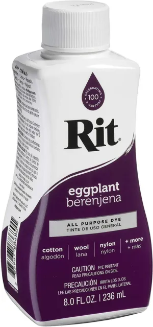 Rit Dye Liquid 8oz-Eggplant