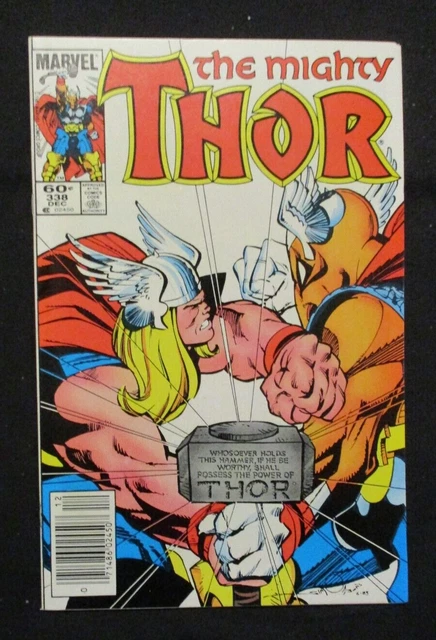 Mighty Thor 338 2nd Beta Ray Bill & Origin Marvel 1983 Newsstand