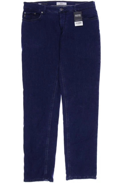 Jeans BRAX pantaloni uomo denim taglia EU 52 elastan cotone blu navy #8grnmrw