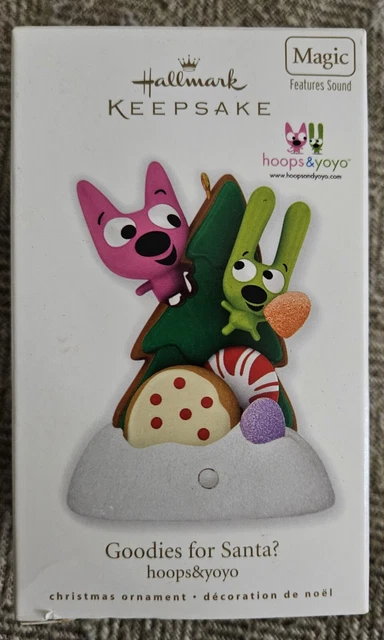 Hallmark Keepsake Ornament Hoops And Yoyo Goodies For Santa Christmas 2010 Works