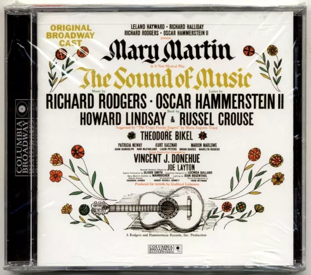 THE SOUND OF Music [Original Broadway Cast] Mary Martin (CD, 1998, Sony