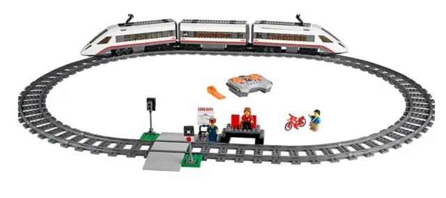 Lego City High-Speed Passenger Train 60051 Rare Retired New