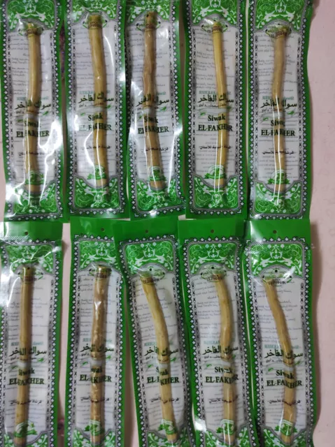 06 X premium qlt Miswak  Siwak Natural Toothbrush Peelu  teeth gums health Islam
