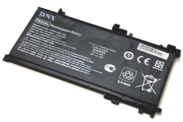 Batterie Compatible HP Omen 15-ax012nl, 15-ax012no, 15-ax012tx, 11,55V 3500mAh