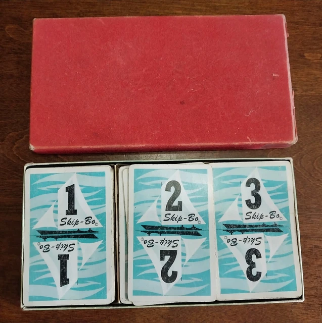 SKIPBO CARD GAME Original 1967 Vintage Set Complete Skip Bowman 59.99