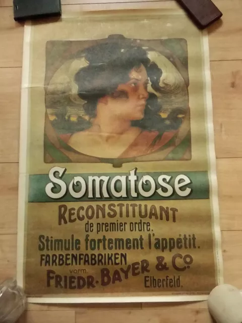 Werbe Plakat Reklameplakat schönes Motiv Somatose