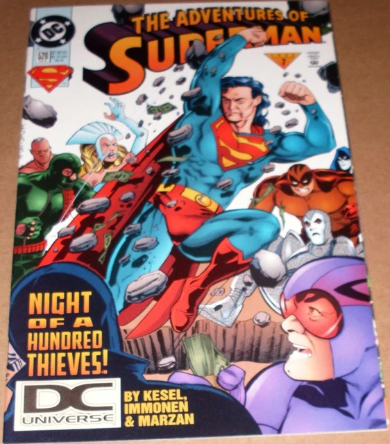 Adventures of Superman #520 DC Universe Logo Variant 1995 Kesel Stuart Immonen